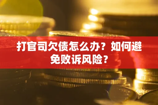武汉打官司欠债怎么办？如何避免败诉风险？