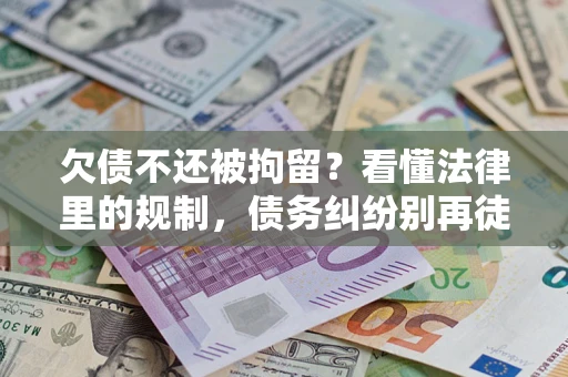 武汉欠债不还被拘留？看懂法律里的规制，债务纠纷别再徒劳奔波