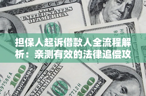 武汉担保人起诉借款人全流程解析：亲测有效的法律追偿攻略