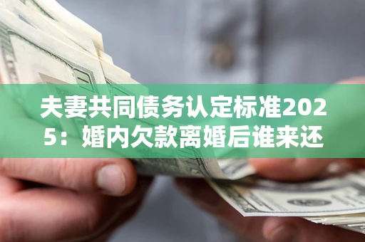 武汉夫妻共同债务认定标准2025:婚内欠款离婚后谁来还? 武汉夫妻共同债务认定标准2025:婚内欠款离婚后谁来还?