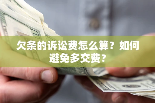 武汉欠条的诉讼费怎么算？如何避免多交费？