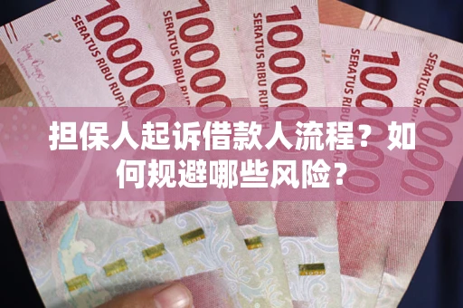 武汉担保人起诉借款人流程？如何规避哪些风险？