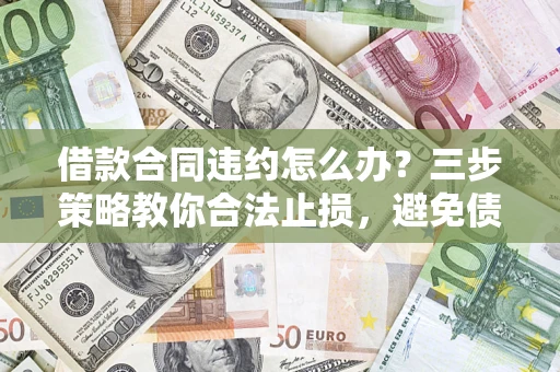 武汉借款合同违约怎么办？三步策略教你合法止损，避免债务危机升级