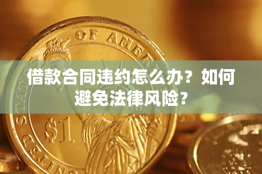 武汉借款合同违约怎么办？如何避免法律风险？
