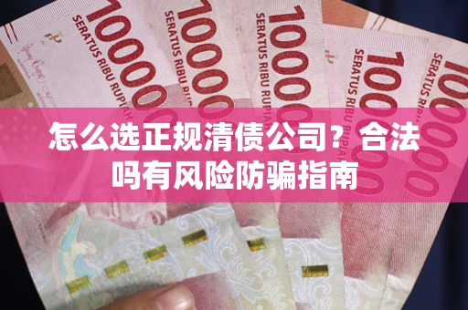 武汉怎么选正规清债公司？合法吗有风险防骗指南