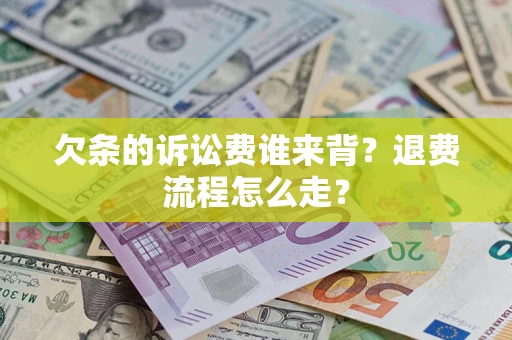武汉欠条的诉讼费谁来背？退费流程怎么走？